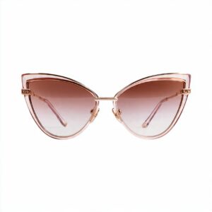 Rose Gold Cat-Eye Sunglasses for Women 36% off