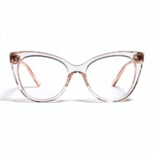 Rose Gold Cat-Eye Sunglasses - Clear Lens 37% off