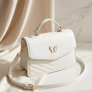 Elegant White Crossbody Bag for Women